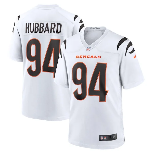 None Sam Hubbard Game Jersey - White | NFL Player Jersey | NFL Footbal