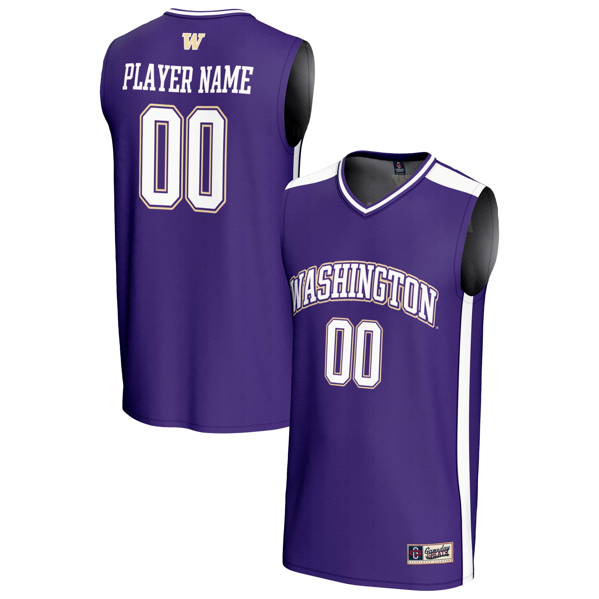 Washington Huskies GameDay Greats Youth NIL Pick-A-Player Lightweight Women's Basketball Fashion Jersey - Purple