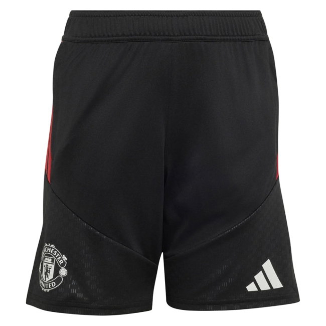 [JED] 2026-2027 Man Utd Training Shorts (Black) - Kids