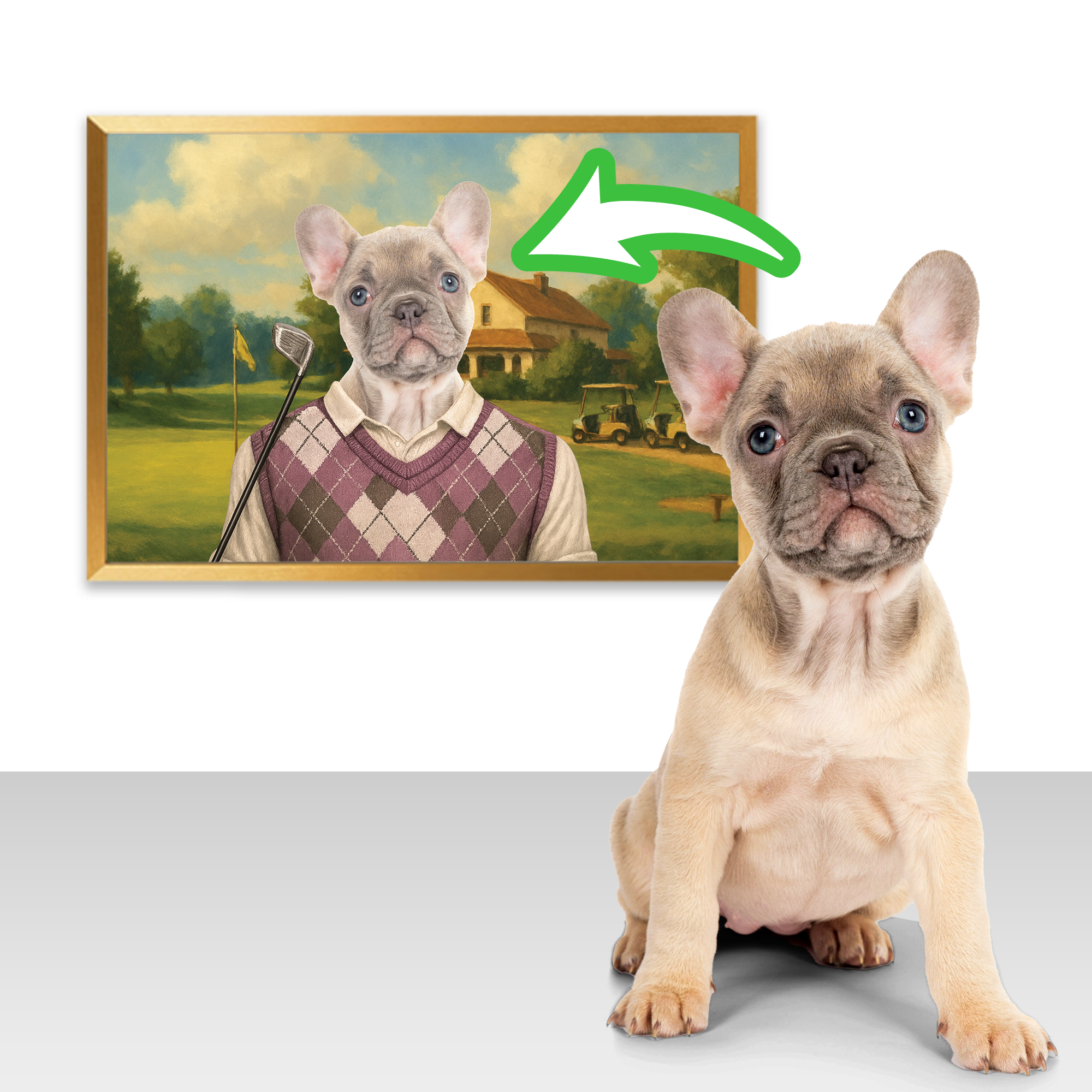 French Bulldog Nipsey Personalized Framed Poster • Wall Decoration Durable Dog Item
