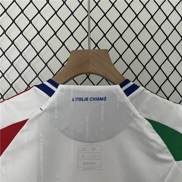 Authentic Kids Italy UEFA Euro 2024 Away Kit ShirtShorts