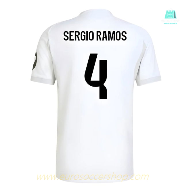 2025-2026 Real Madrid Authentic Home Shirt (Sergio Ramos 4)