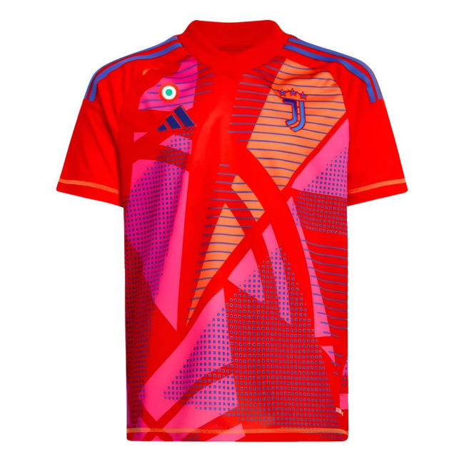 2024-2025 Juventus Home Durable Shirt (Kids) (Red) Lightweight