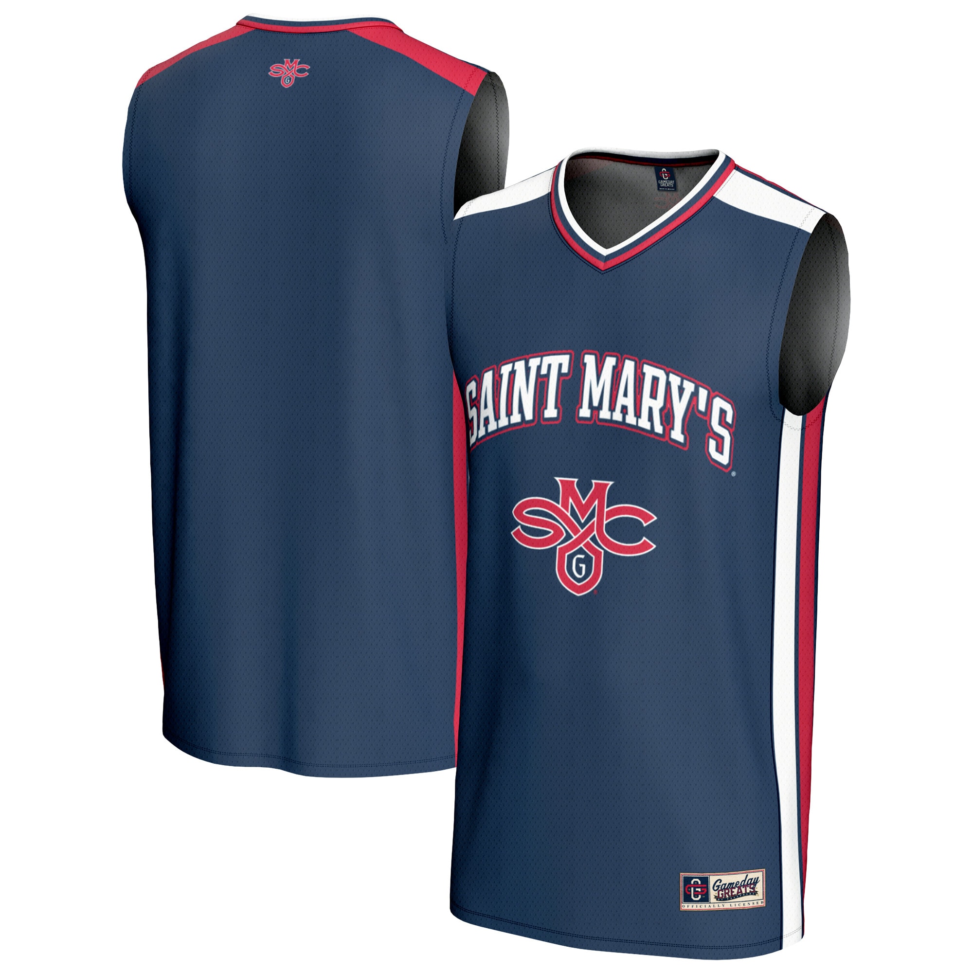 [NJP] Youth Saint Mary's Gaels GameDay Greats Spirit Basketball Jersey - Navy