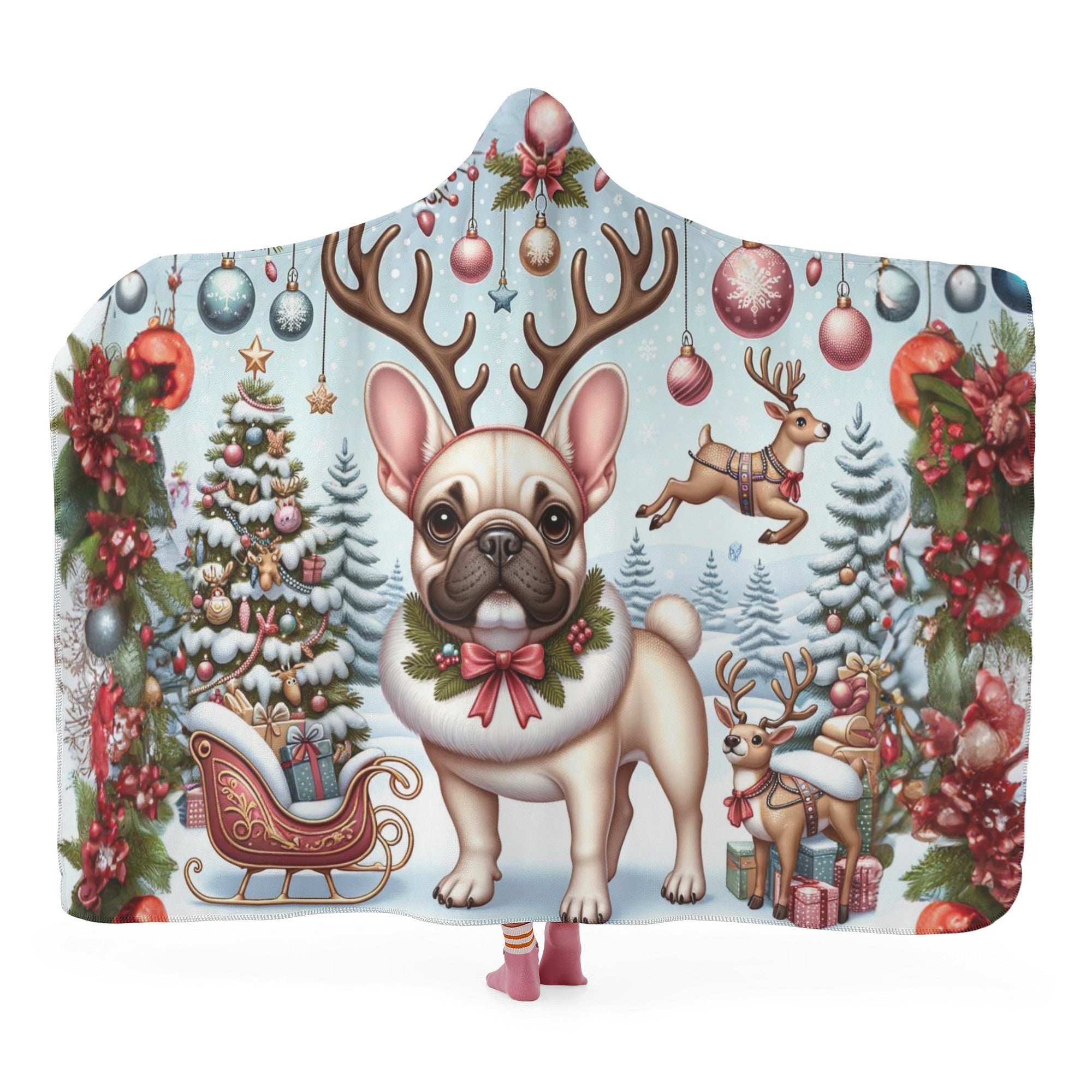 The deer - Hooded Blanket