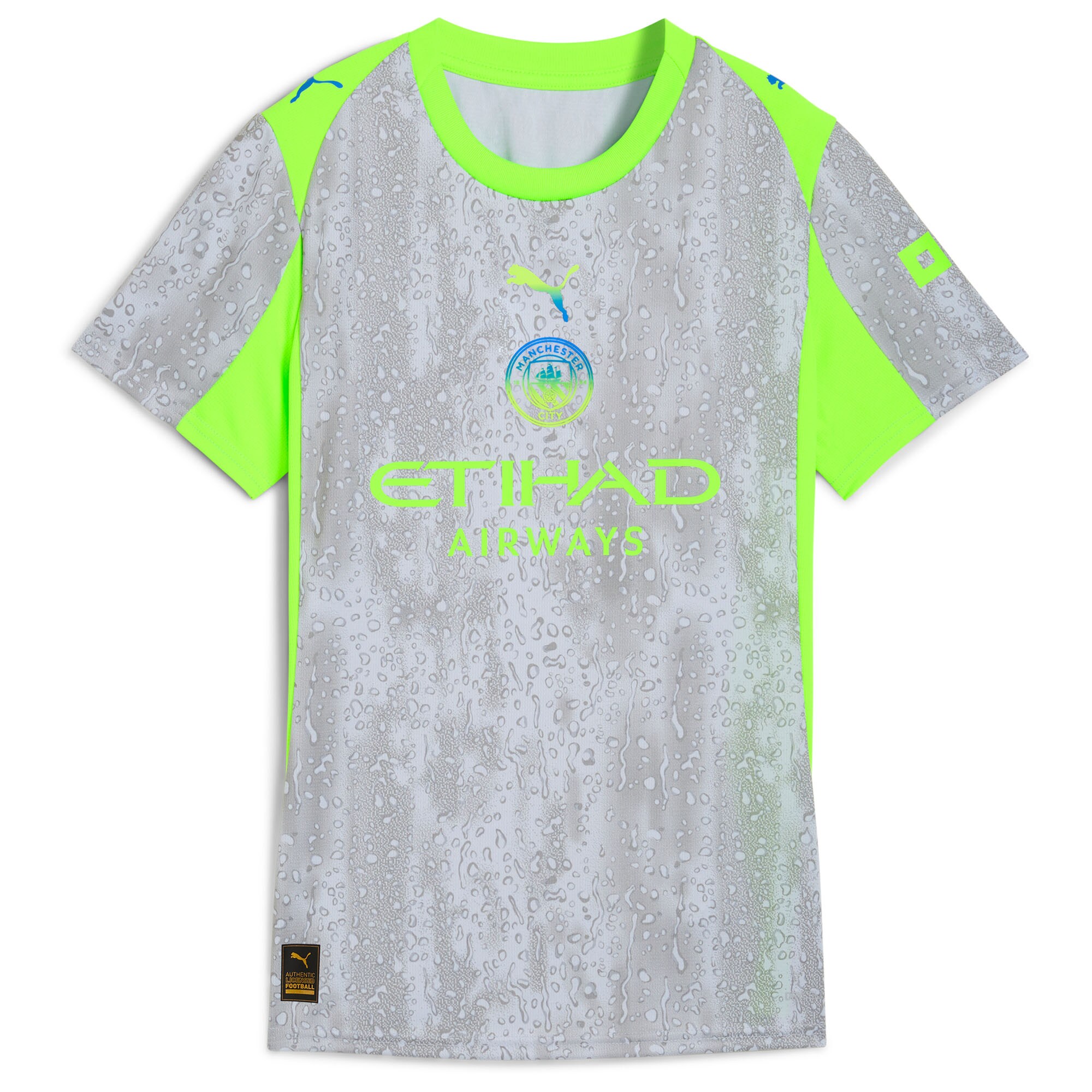 [SJH] Manchester City Women's 2025/26 Third Replica Custom Jersey - Green/Neon Green