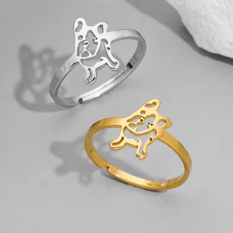 French Bulldog Frencherie French Bulldog Adjustable Ring – Cute,