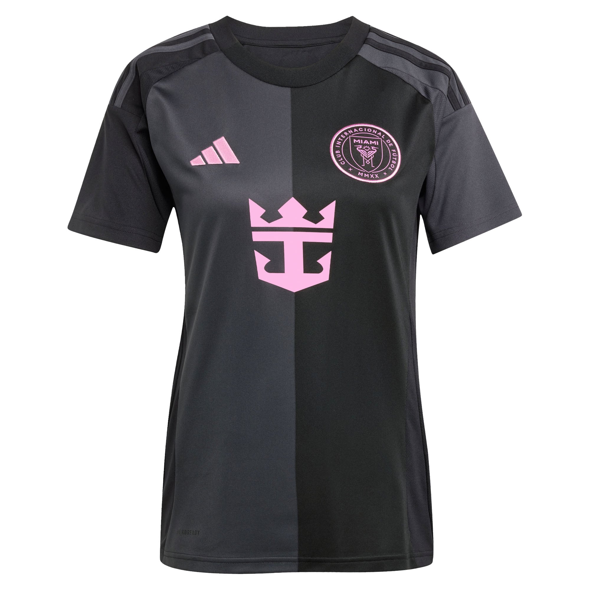[SJH] Jordi Alba Ramos Inter Miami CF Women's 2025 The Fortitude Kit Replica Player Jersey - Black