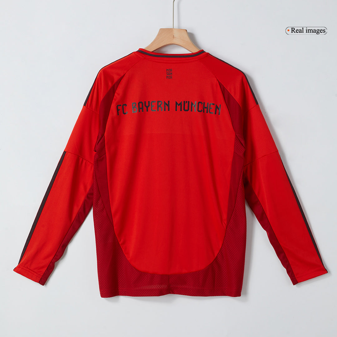 Bayern Munich Home Long Sleeve  Soccer Jersey 2024/25 Authentic Kit