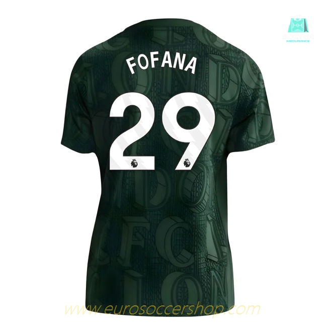 2025-2026 Chelsea Pre Match Shirt (Green) - Kids (Fofana 29)