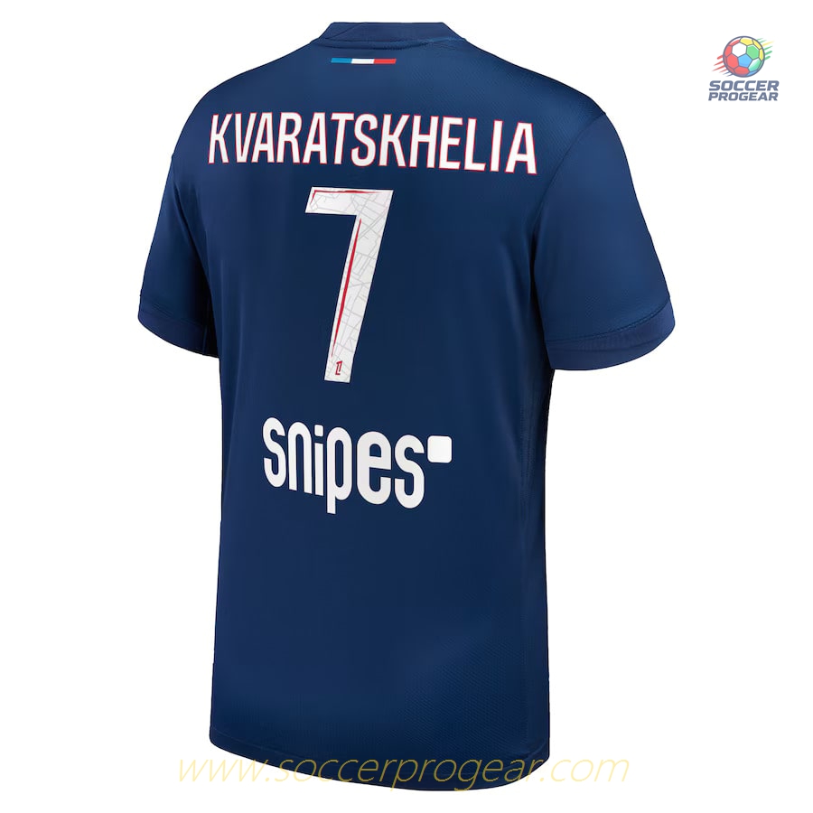 PSG Home Football Jersey 2024/25 Collection Kvaratskhelia 1 Star