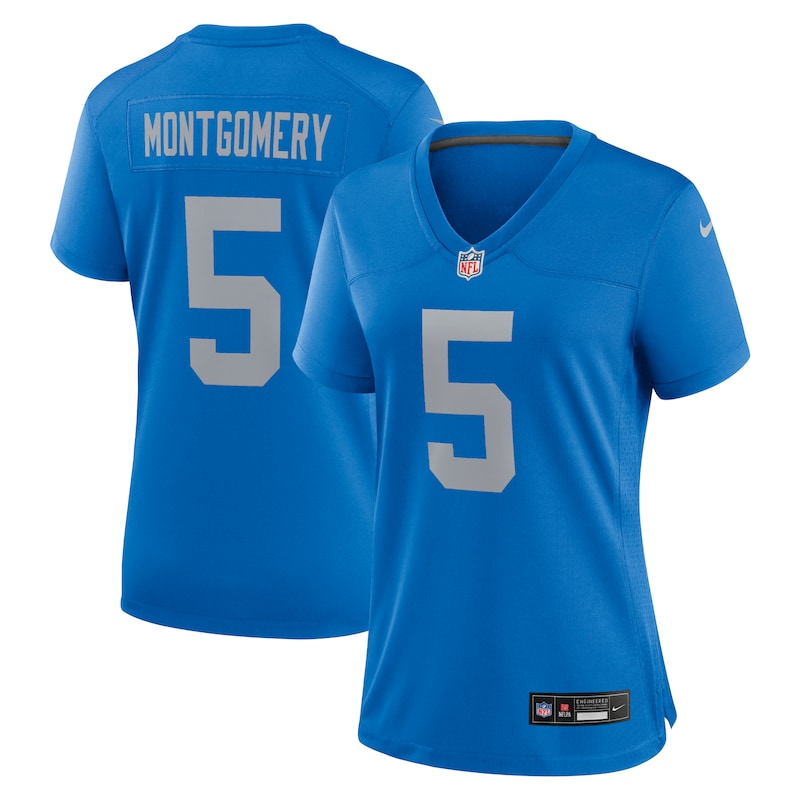 None David Montgomery All-Pro DET Lions Authentic Jersey Game Day Wear