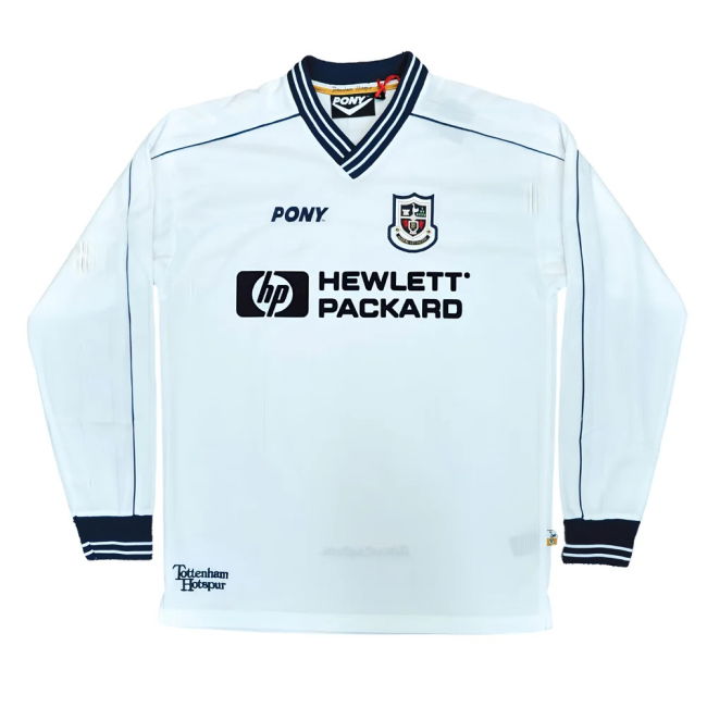 1997-1999 Tottenham Home LS Pony Retro Shirt (Berti 35)