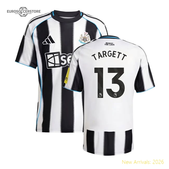 Newcastle Home Kit 2025-2026 Fan Edition Jersey For Match Days