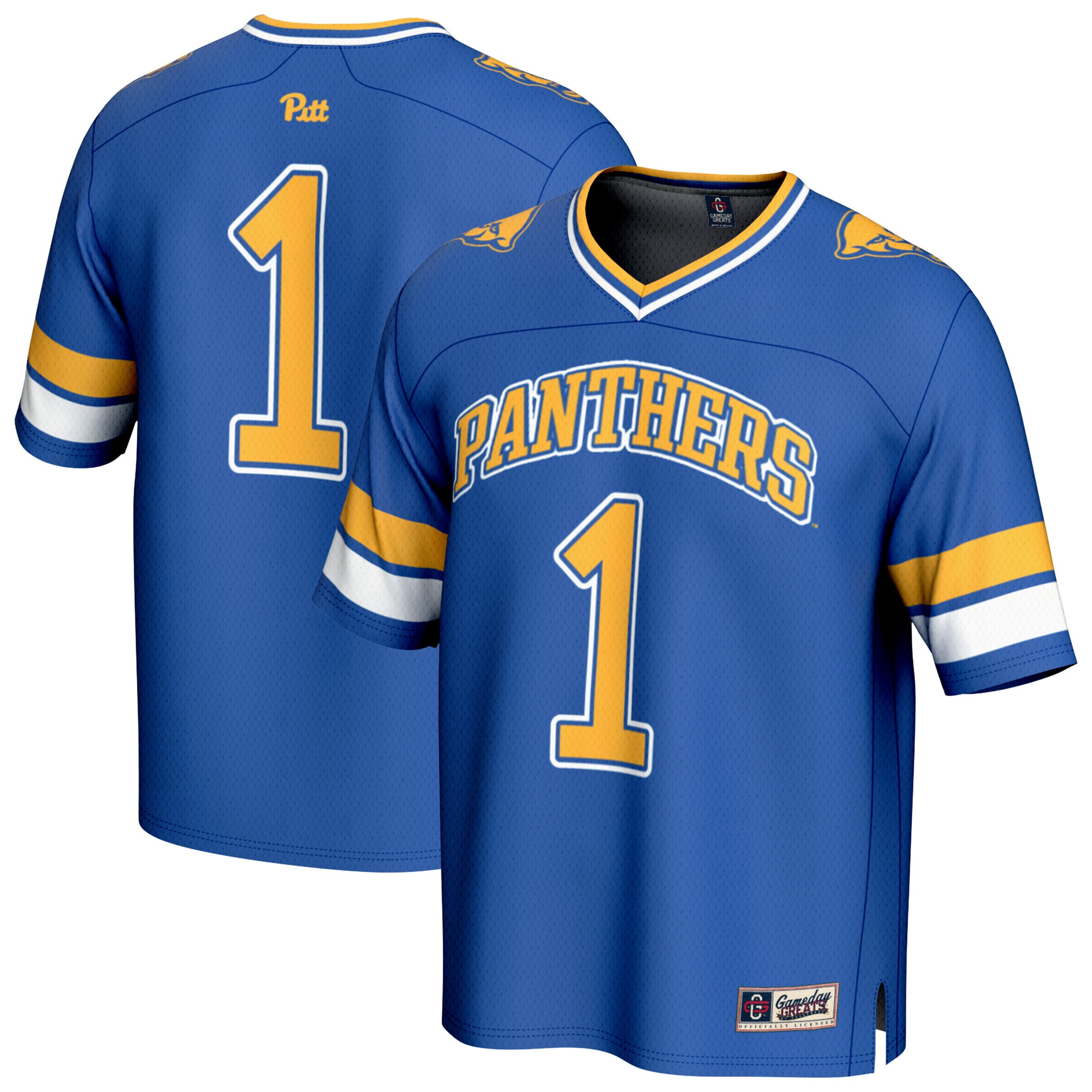 #1 Pitt Panthers GameDay Greats Youth Lightweight Collegiate Football Fashion Jersey - Royal