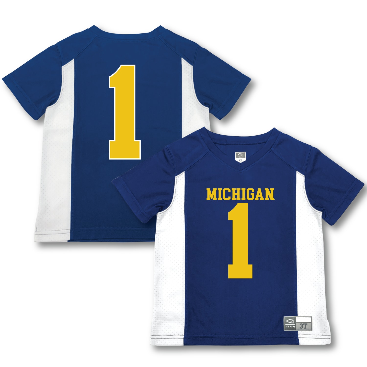 [Toddler] Michigan Wolverines Garb #1 Football Jersey - Blue | Stadium Series 2026