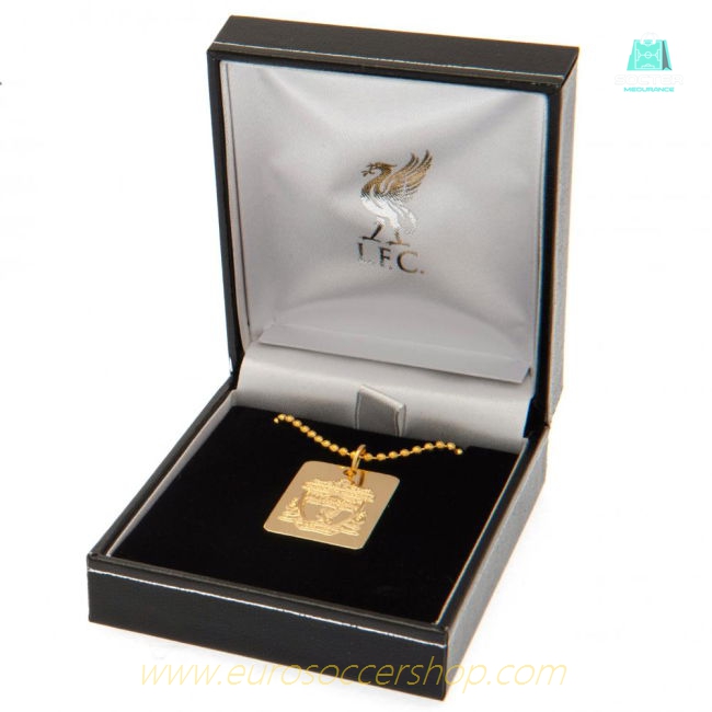 Liverpool FC Gold Plated Dog Tag & Chain