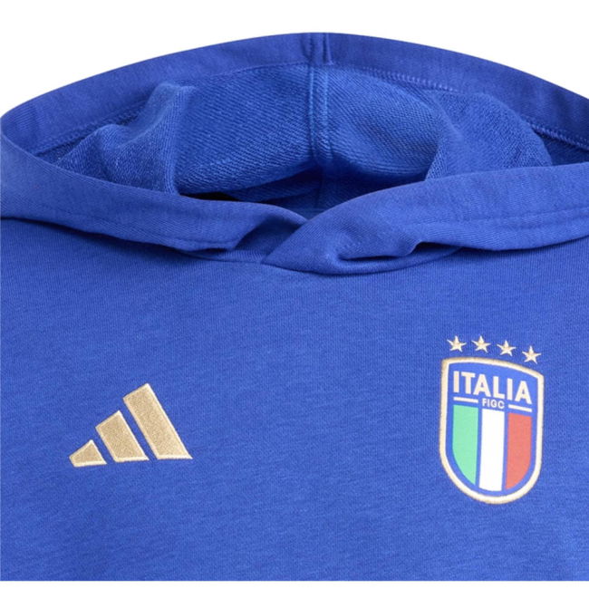 Italy Genuine 2026-2027 Italy Hooded Top (Blue) - Kids Official Team Jersey