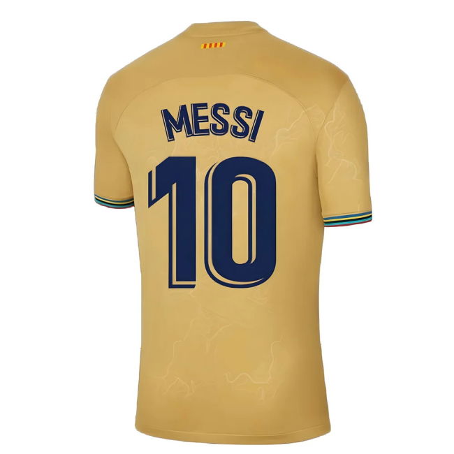 2022-2023 Barcelona Away Football Shirt (MESSI 10) Reinforced Seams