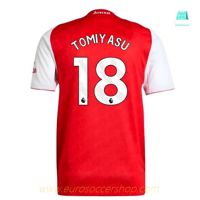 2025-2026 Arsenal Authentic Home Shirt (Tomiyasu 18)