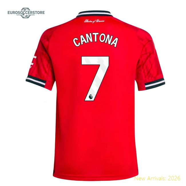 High-quality Man Utd Kids Jersey Cantona 2025-2026 Dri-fit
