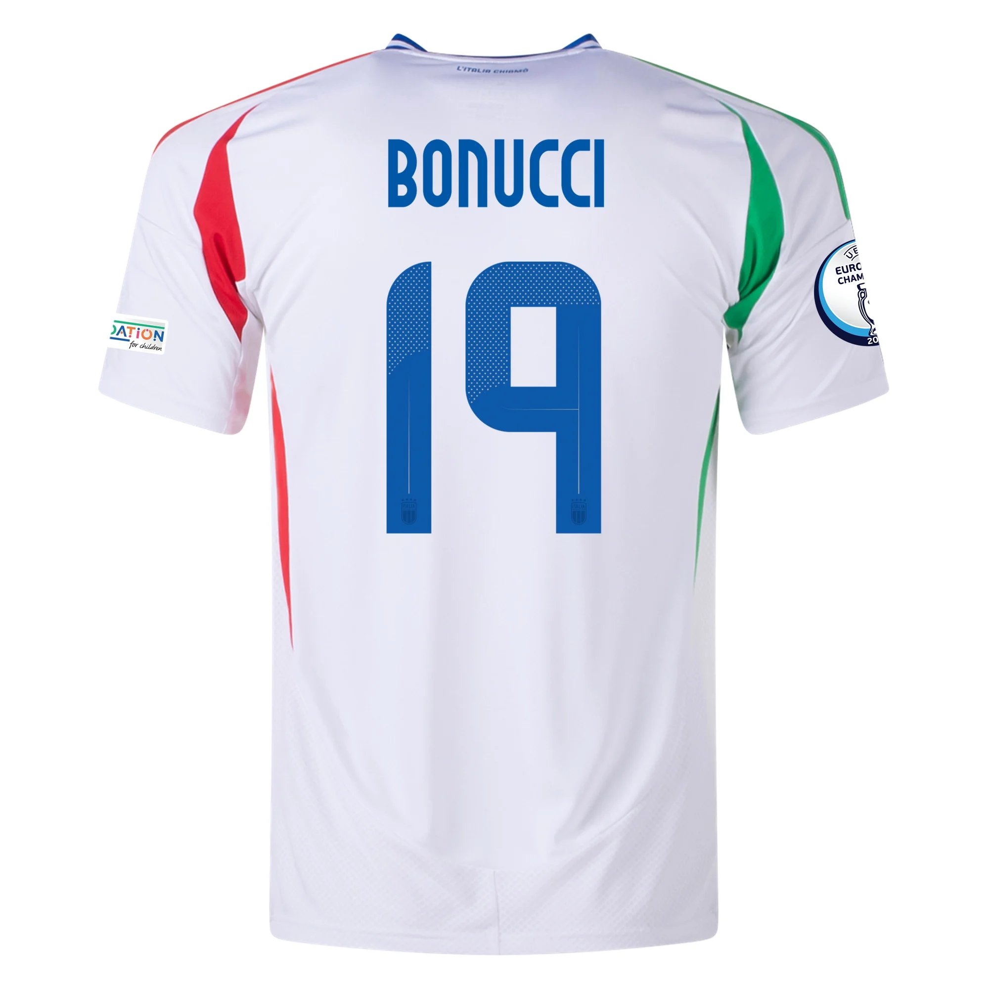 Italy 2024-2025 UEFA Euro Away Shirt –  Edition S