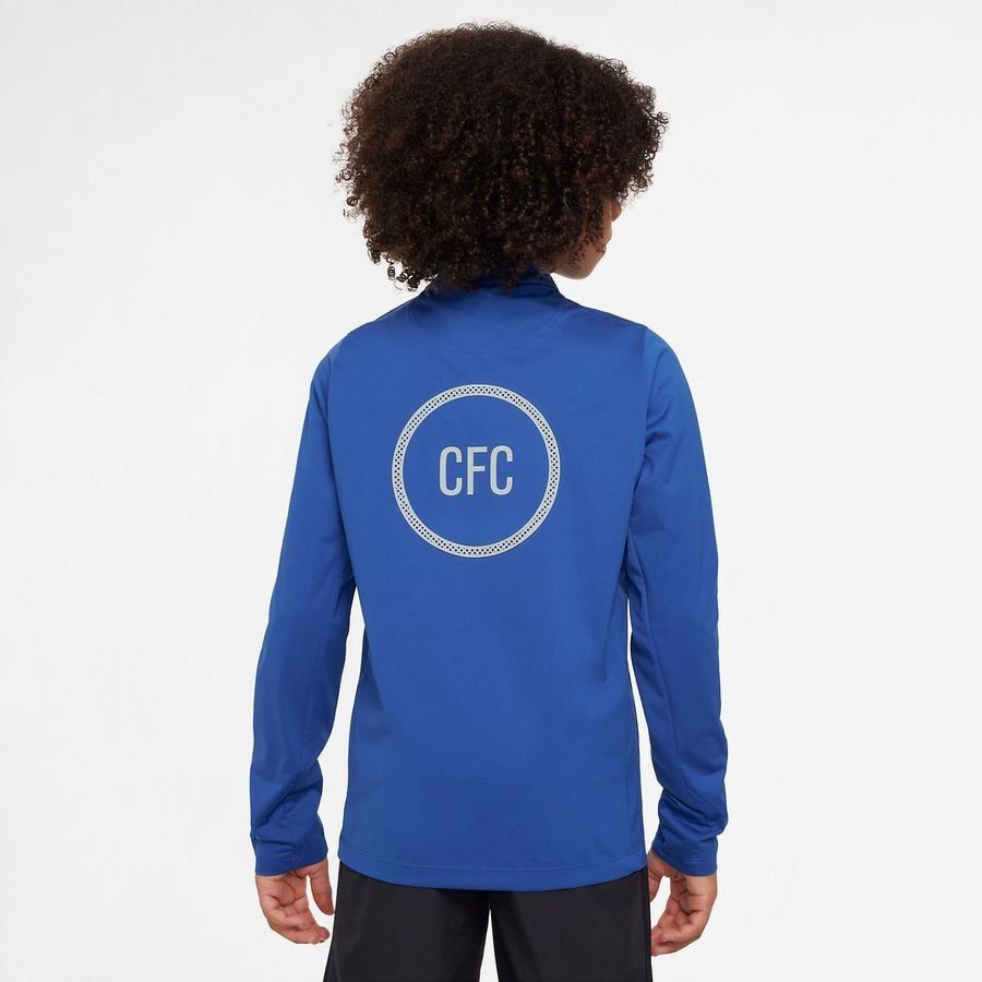 Chelsea SF Strike Drill 3rd Training Shirt | Game Royal/Field Silver Kids Lightweight Feel