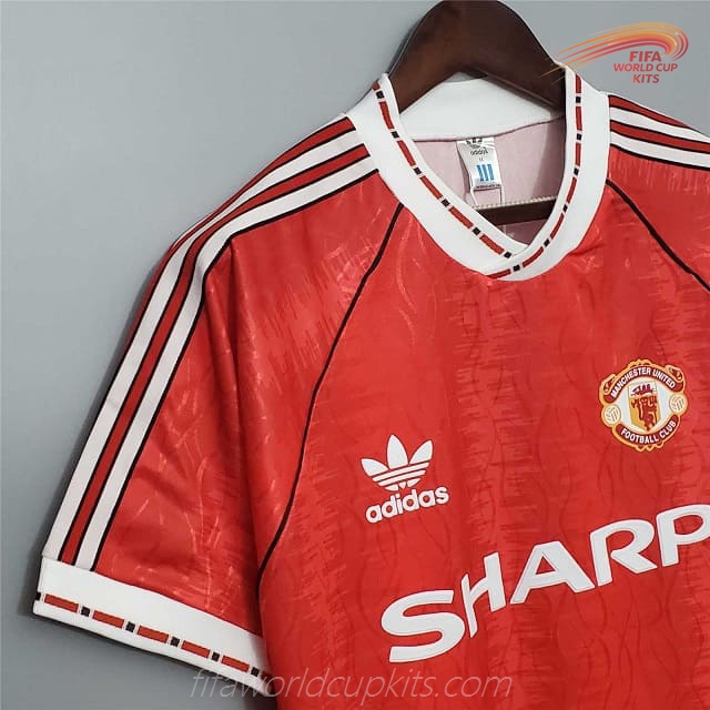 Manchester United 90-92 Home Football Kit