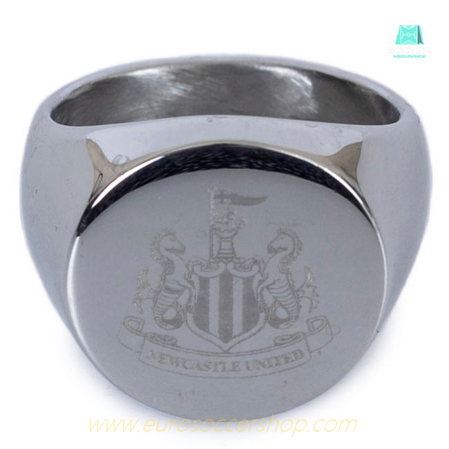 Newcastle United FC Round Signet Ring Medium
