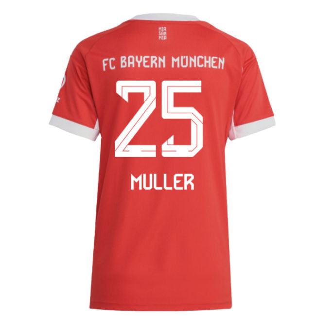 Match Quality Authentic Bayern Muller #25 2025-2026 Campaign Jersey...