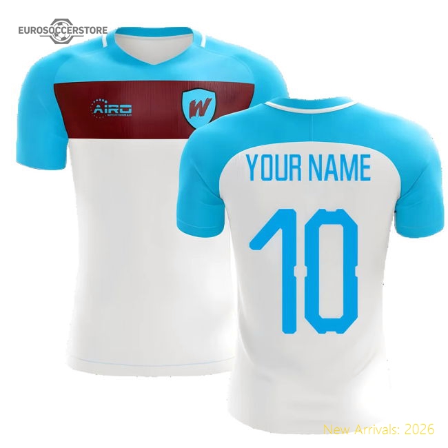 Premium 2025-2026 West Ham Away Concept Football Shirt (your Name)