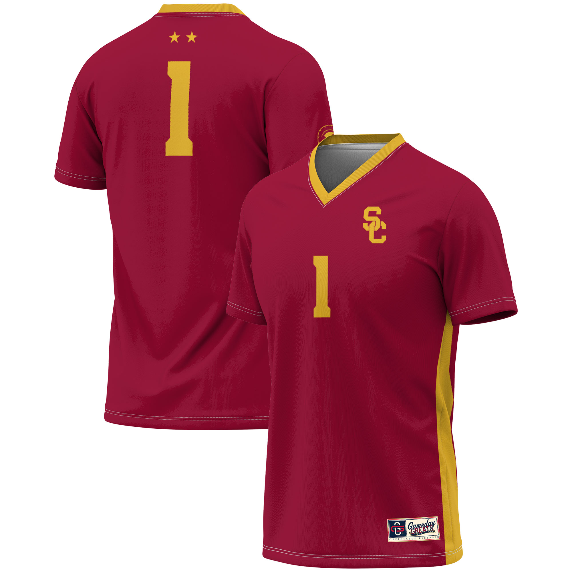 [NJP] USC Trojans GameDay Greats Youth Lightweight Women's Soccer Fashion Jersey - Cardinal