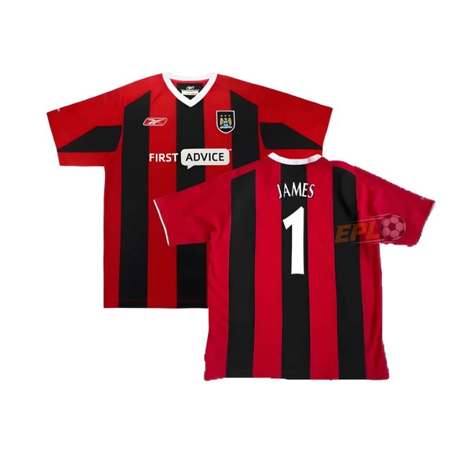 2003-04 Man City Soccer Jerseys elegant Away Football Shirt