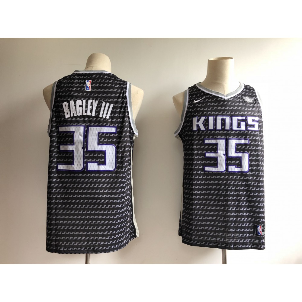 Performance Elite Men's SAC #35 Marvin Black Basketball Jersey