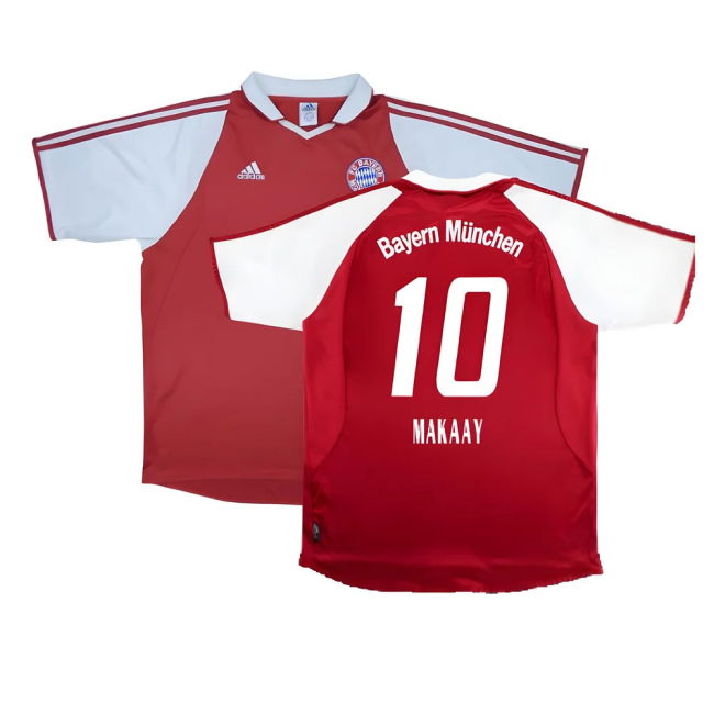 Bayern Munich 2003-04 Home Shirt ((Excellent) XL) (Makaay 10)