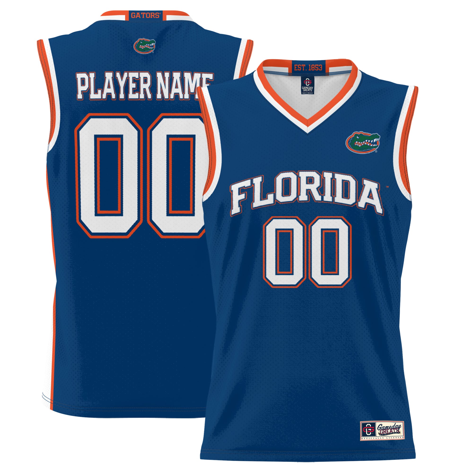 [DDG] Florida Gators GameDay Greats Unisex Lightweight NIL Pick-A-Player Women's Basketball Jersey - Royal