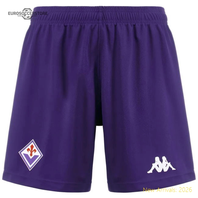 2024-2025 Fiorentina Home Jersey Shorts (Purple) Fan Edition