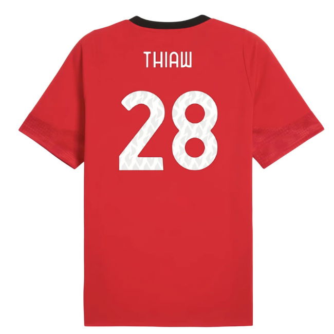 Thiaw 28 Match Worn Style AC Milan Training Elite Kit 2025-2026