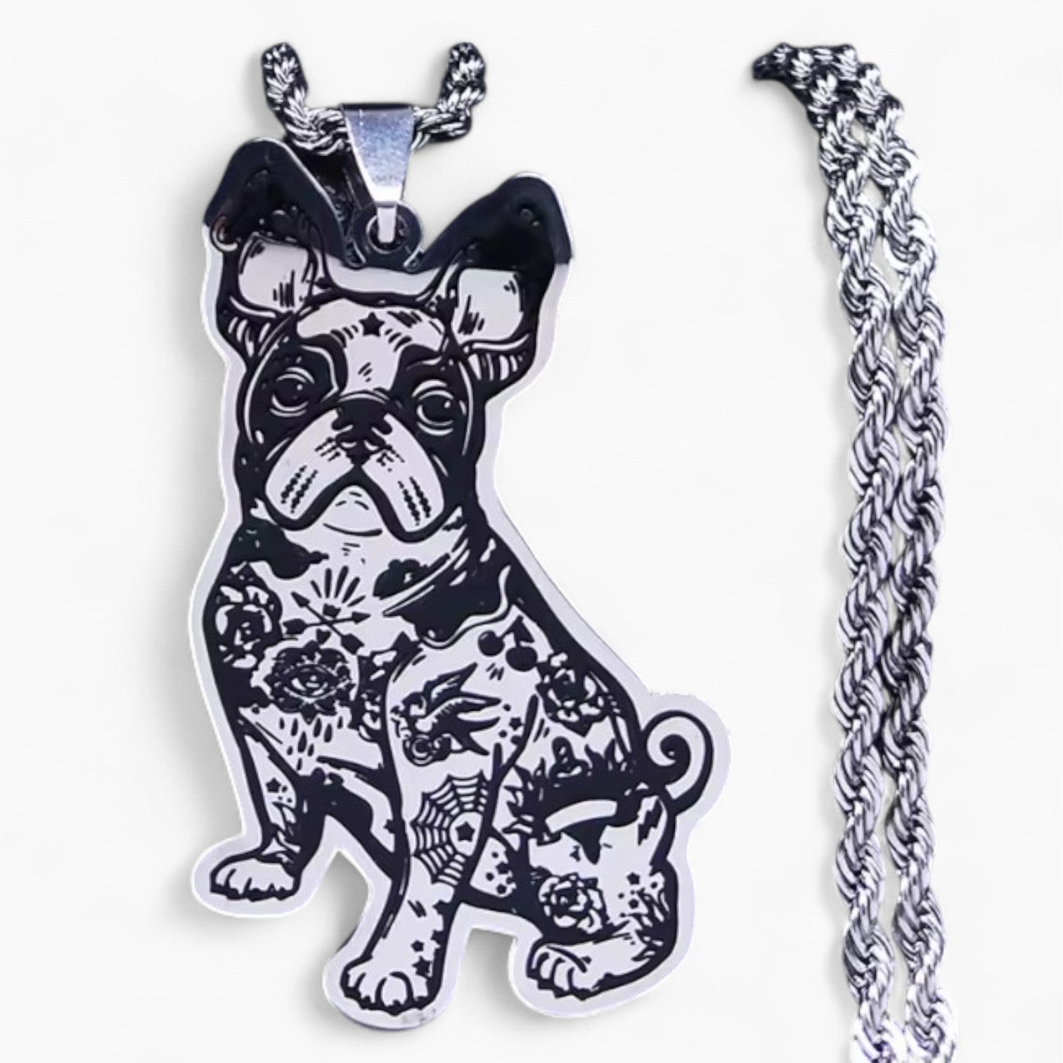 Bulldog Necklace Gothic – Dark & Stylish Bulldog Pendant Summer Wear