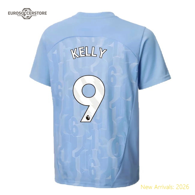 Man City Kelly Kid-approved Kids Jersey Drycell Flexible