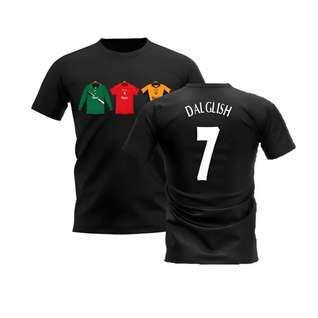 Official Licensed Proud Liverpool Retro Shirt T Shirt Black Dalgli...