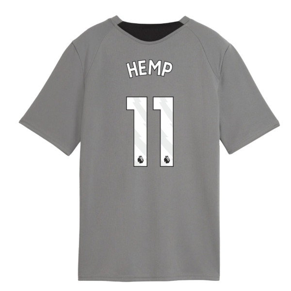 [JED] 2026-2027 Man City Training Jersey (Cast Iron) - Kids (Hemp 11)