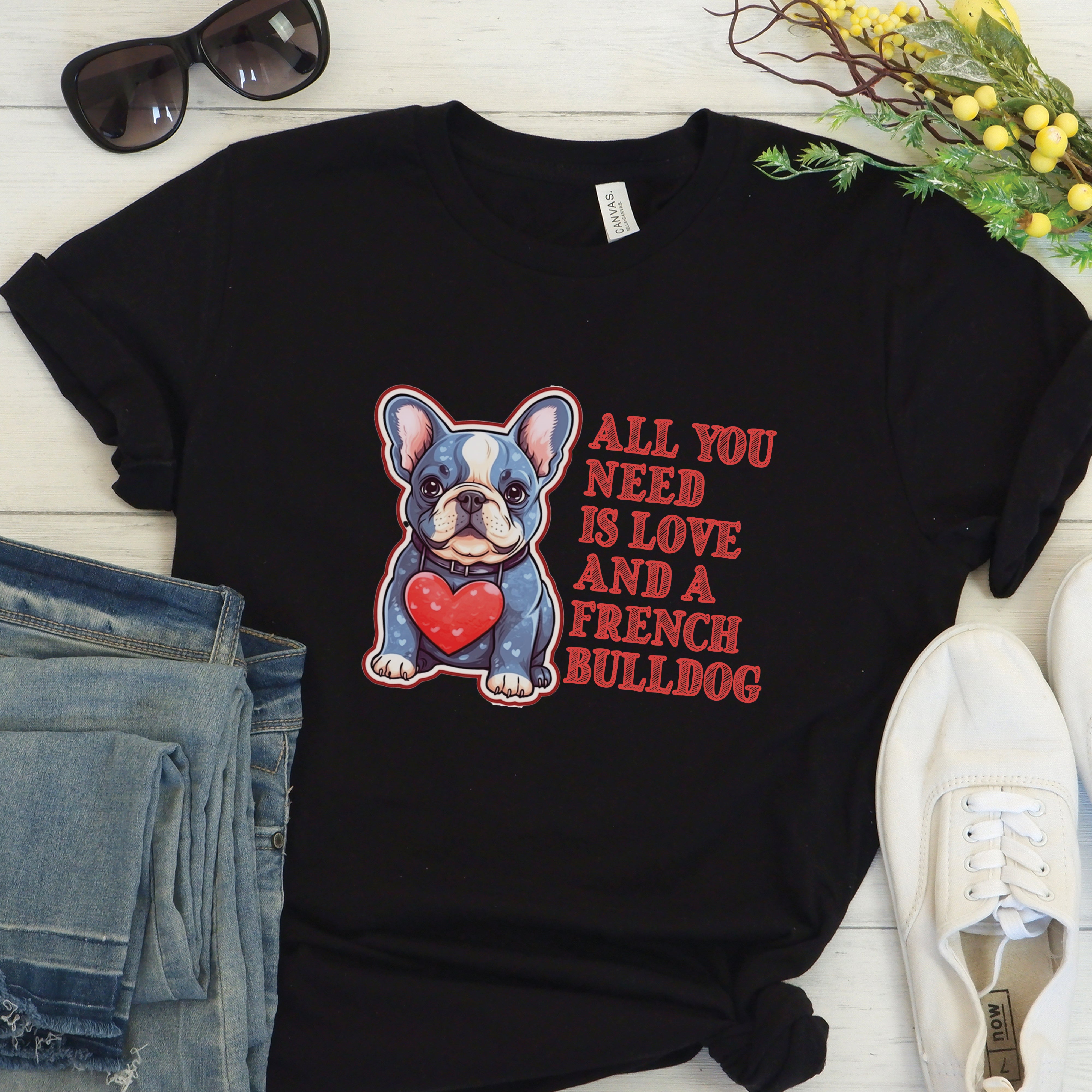 Meets Functionality - Frenchie Lover Unisex T-shirt Outdoor Style