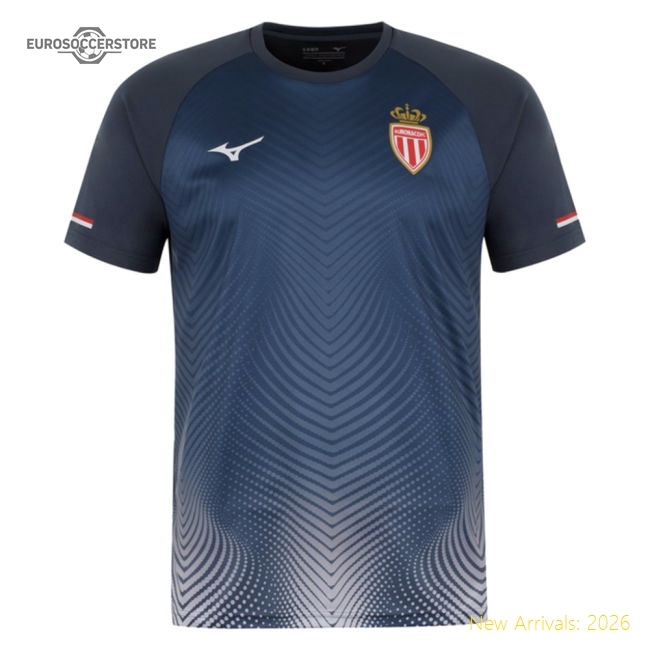 High-Quality 2025-2026 As Monaco Training Shirt (Dark Slate)