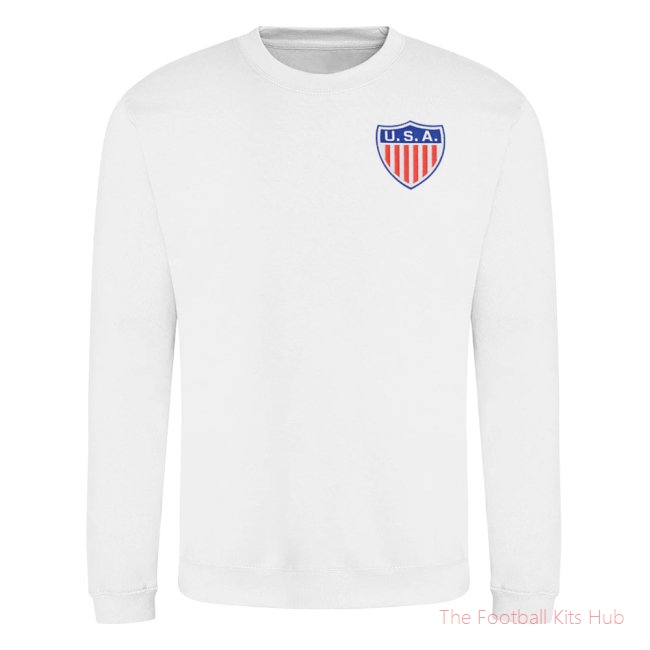Men USA National Team Sweatshirt (White)