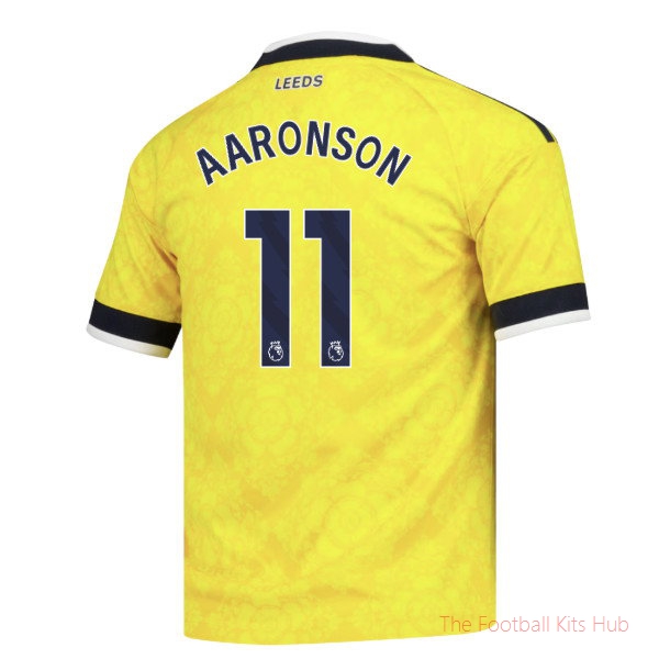Leeds United Away Shirt 2026-2027 Aaronson #11 Kids' Club Jersey