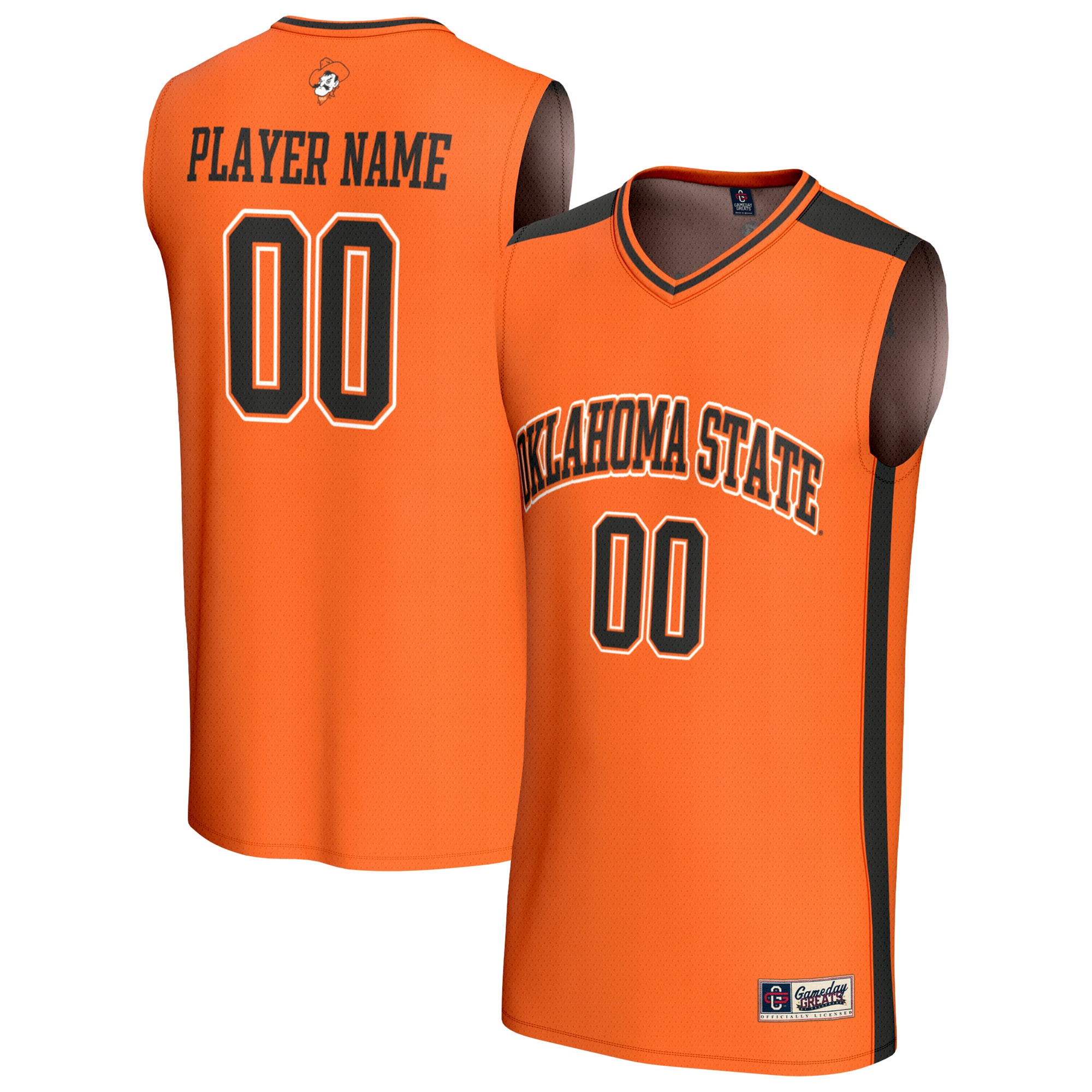 [NJP] Oklahoma State Cowboys GameDay Greats Unisex Lightweight Collegiate Men's Basketball NIL Pick-A-Player Fashion Jersey - Orange