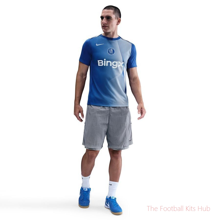 Chelsea Training T-Shirt Dri-FIT Academy Pro Pre Match 3rd - Game Royal/Field Silver