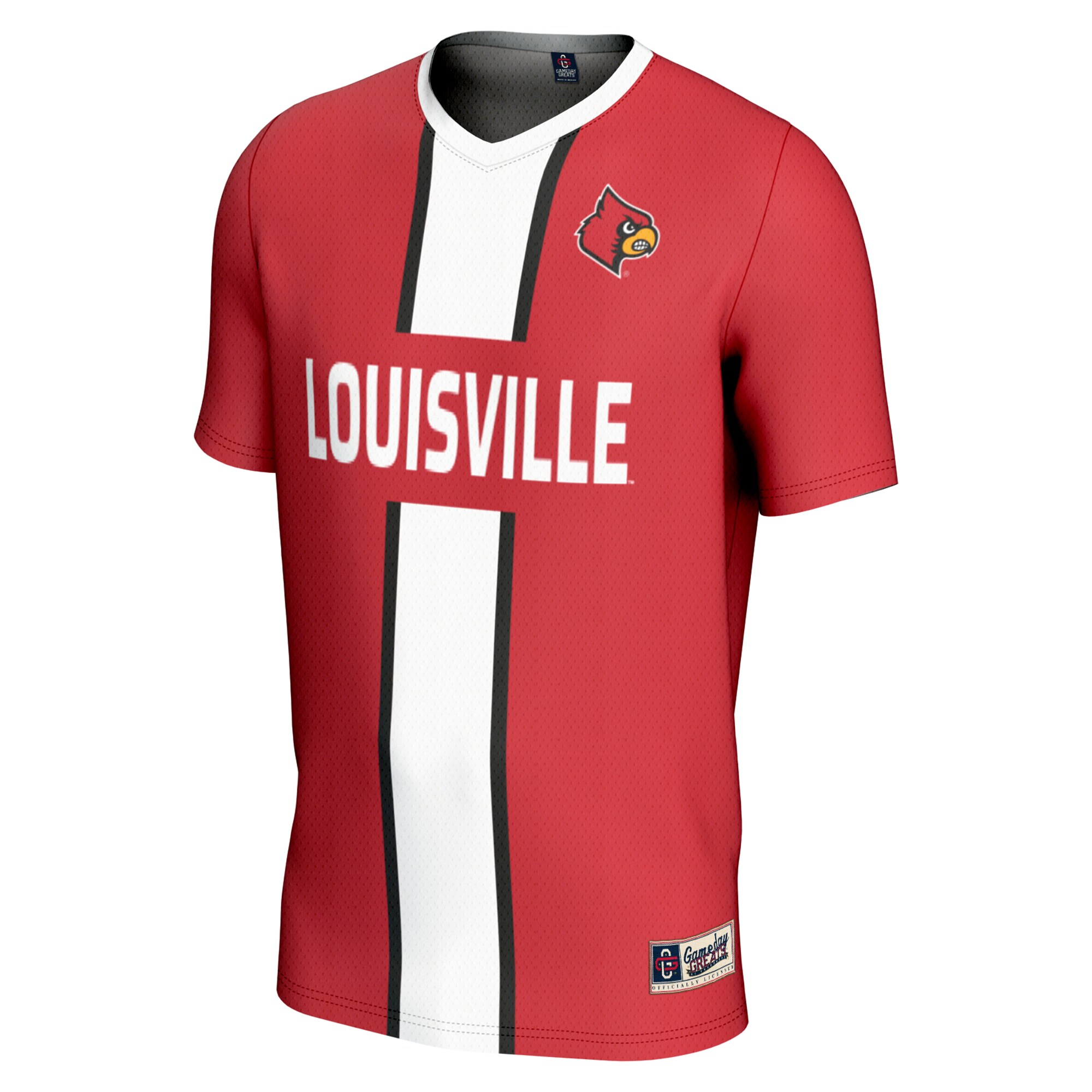 [LK] Louisville Cardinals GameDay Greats Unisex Pick-A-Player NIL Lightweight Soccer Jersey - Red
