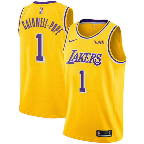 Nike Lakers Gold Angeles Lakers #1 Jersey - Discounted NBA Fan Apparel
